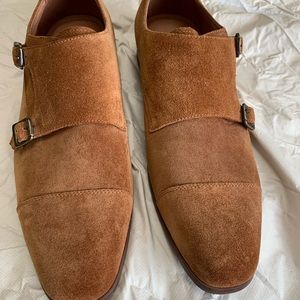 Toecap - Combatant Gentleman monk strap suede shoe